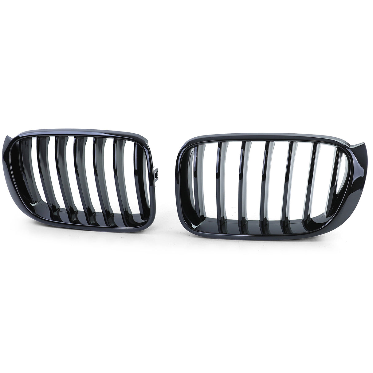 BMW X4 F26 black front grilles M-look (2014 to 2018) BMW Euro Premium Parts Single slat Facelift LCI (2014 to 2017)