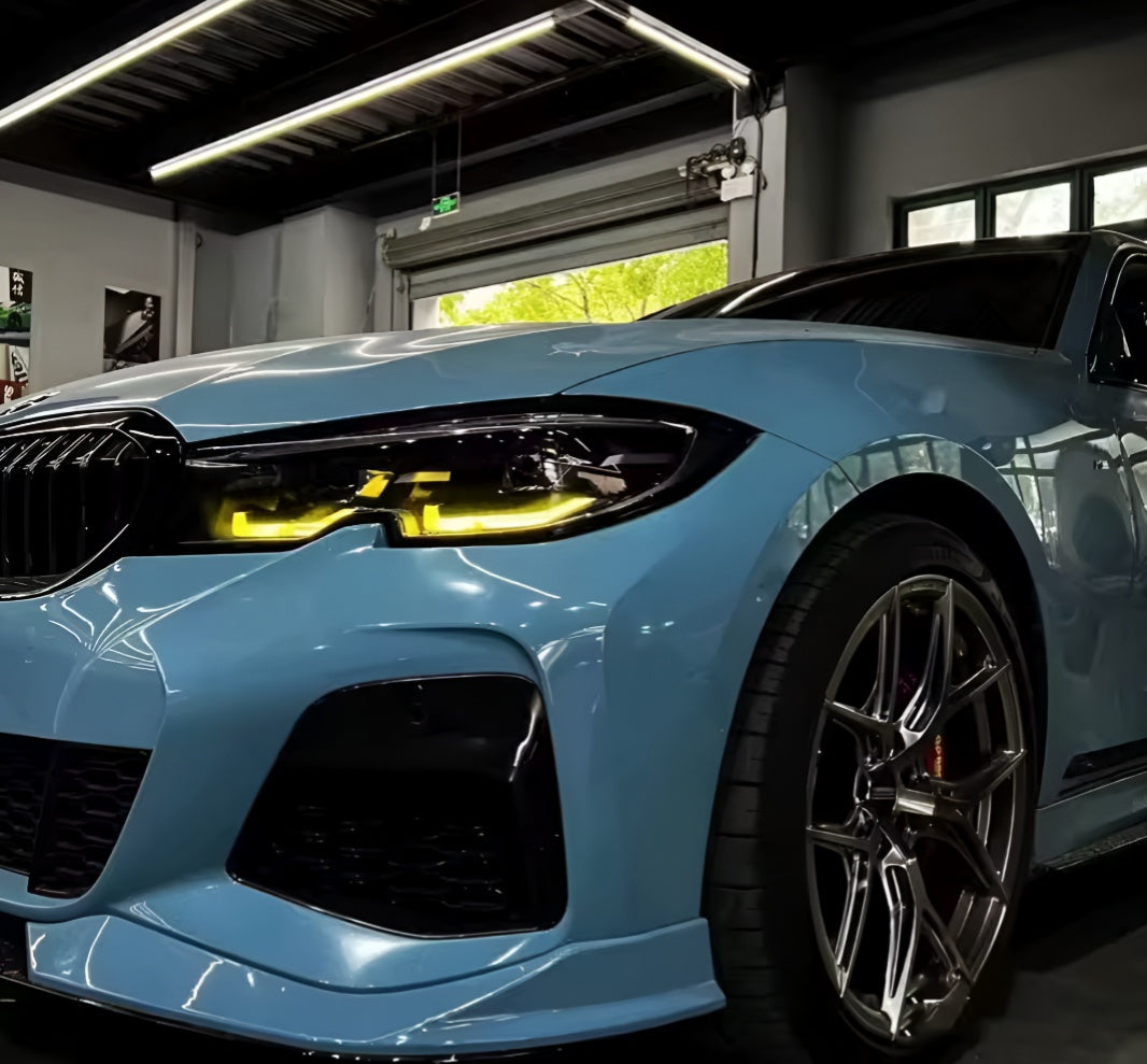 LED Yellow CSL-Style DRL Angel Eyes for BMW 3 Series G20 / M3 G80 (2019–2023)
