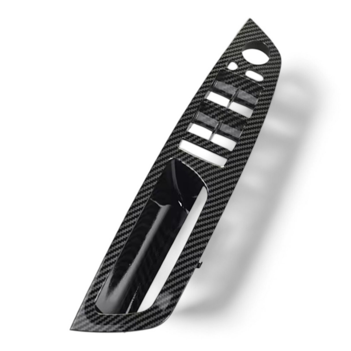 Replacement interior door handles for BMW X6 E71 (2008 - 2014) BMW Euro Premium Parts Driver left door handle Carbon fiber replica