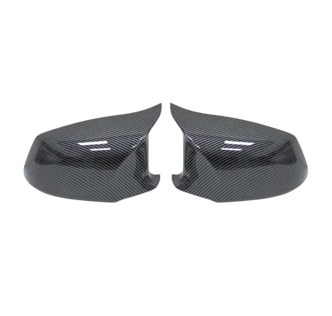 M5 Competition Carbon Fiber Mirror Caps for BMW 5 Series F10 (2010 to 2018)