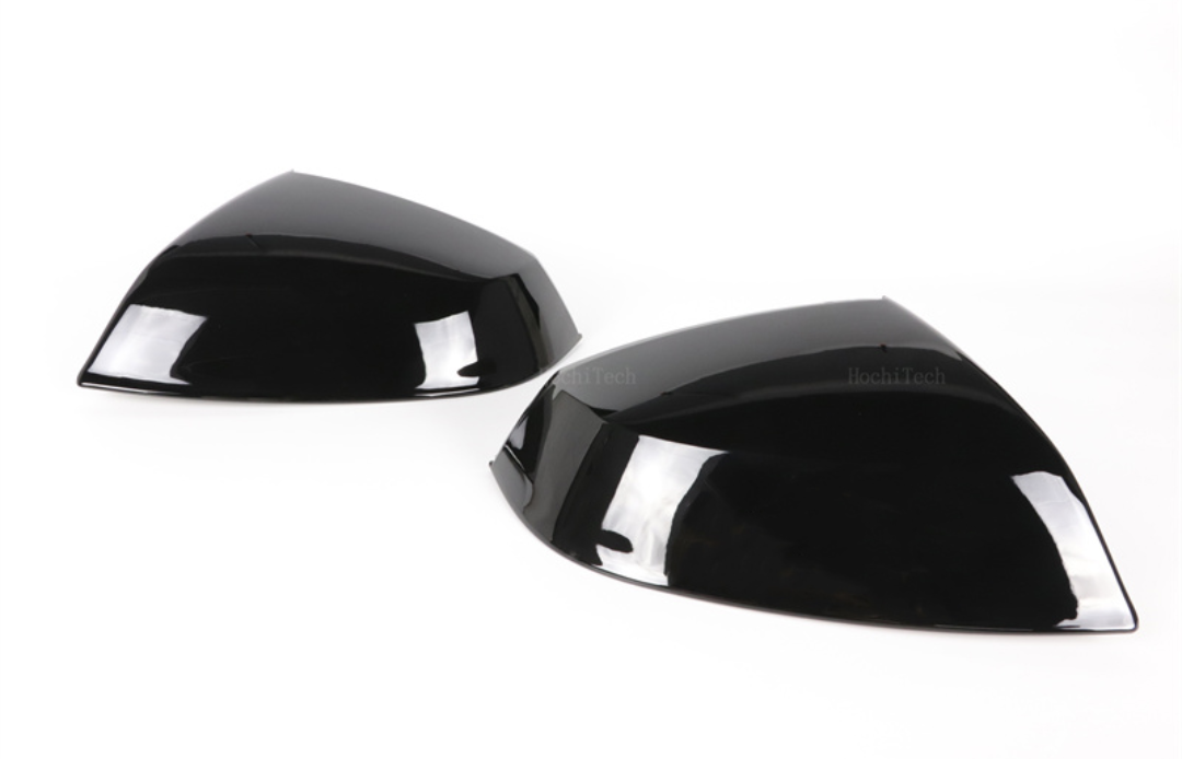 Glossy black mirror caps for Audi Q7 II (2016 to 2024)