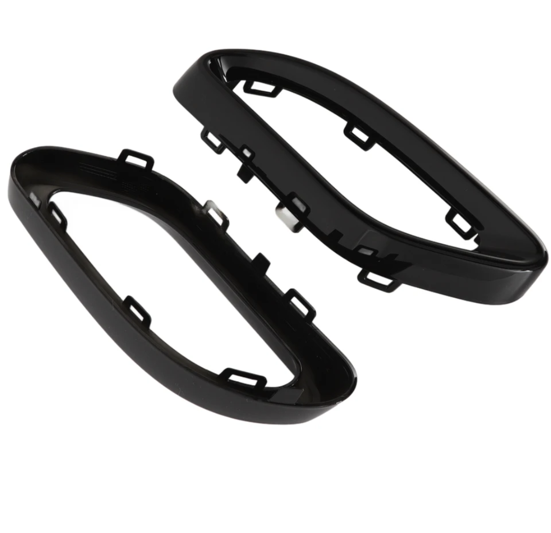 Black Performance exhaust tips for Mercedes-Benz A B C E Class CLS GLE GLC - 2015 to 2022