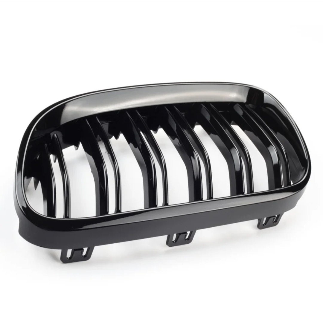 Black front grilles for BMW 3 Series E90 E91 M3-look - 2007 to 2014