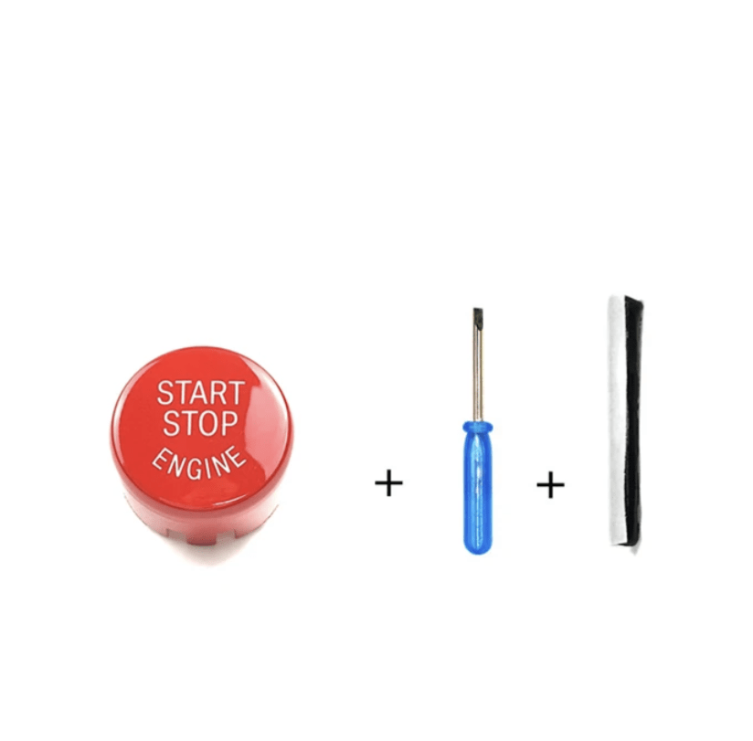 Push Start Stop button replacement for BMW 6 Series and M6 F12 F13 F16 (2011 to 2018) BMW Euro Premium Parts Red