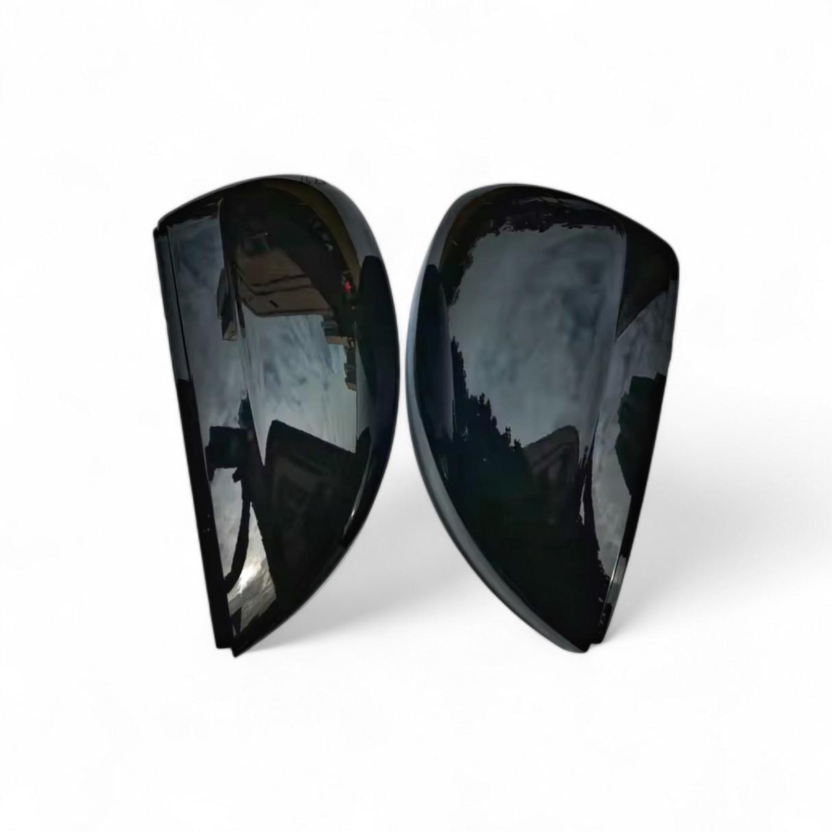 Volkswagen Tiguan glossy black mirror caps (MY 2017-2020) VW Euro Premium Parts