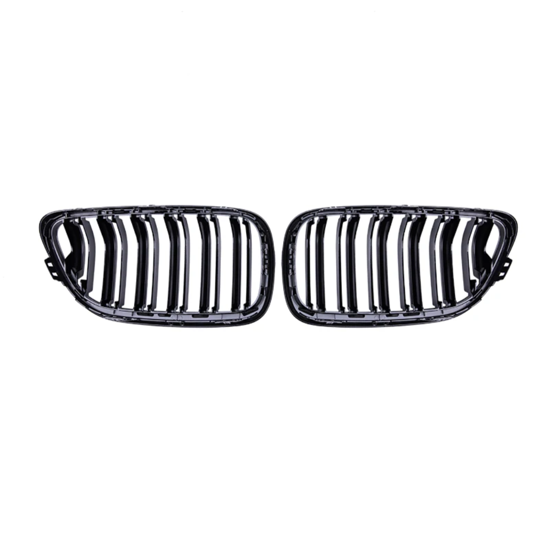 BMW 2 Series F22 black front kidney grilles (2014 to 2022) BMW Euro Premium Parts
