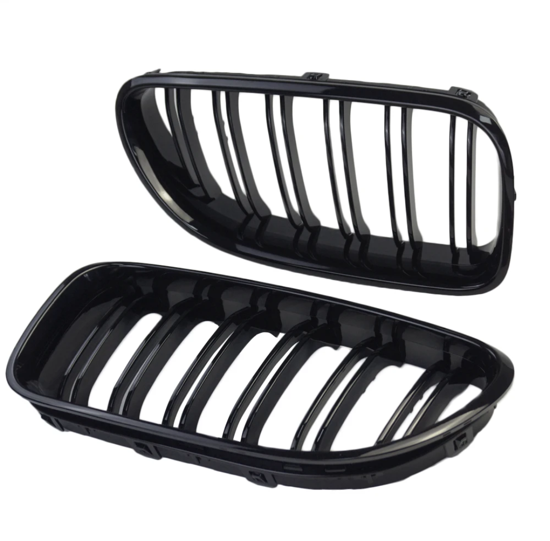Black Front Kidney Grilles M6 Competition-look for BMW 6 Series F06 F12 F13 (2010 to 2018) BMW Euro Premium Parts