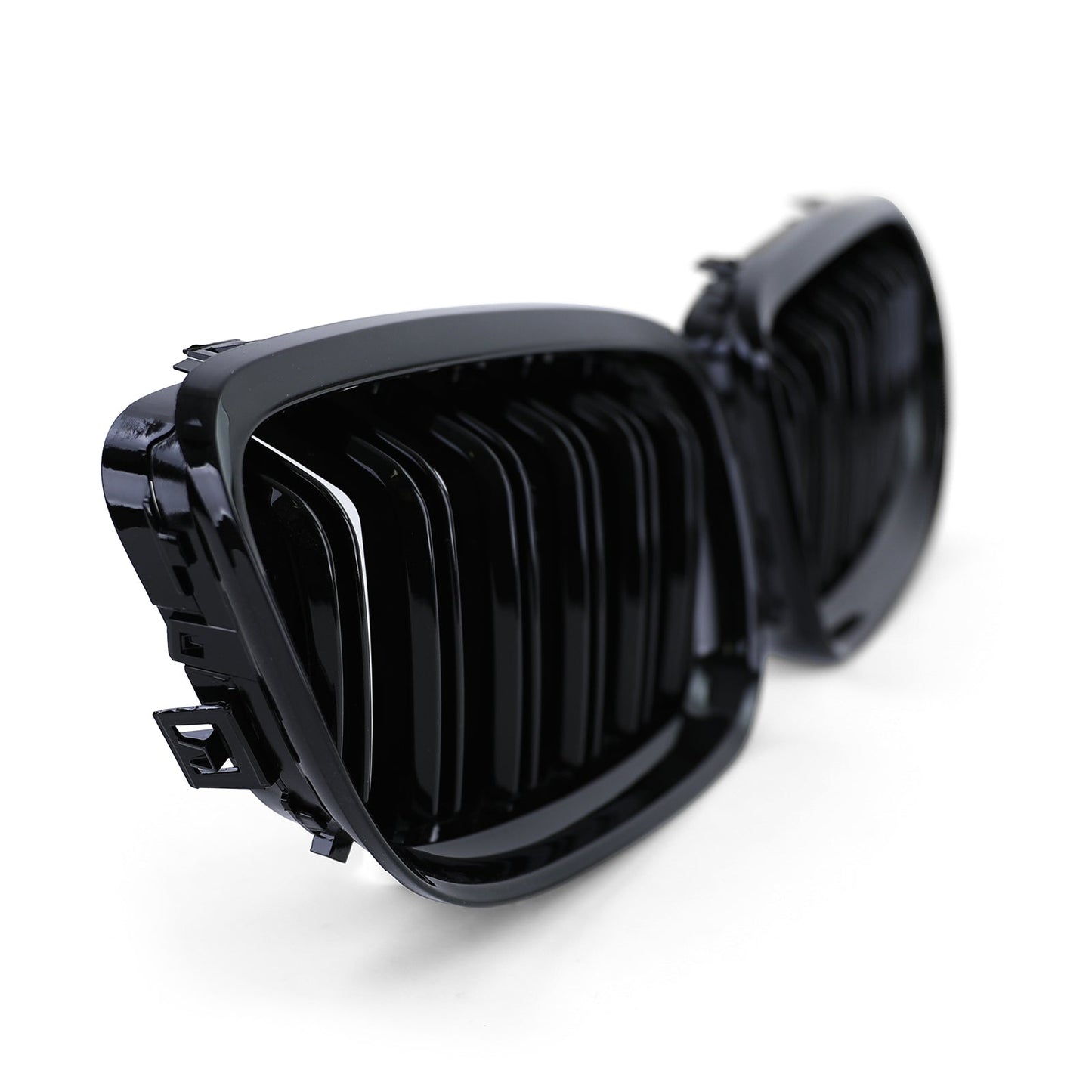 Black Front Kidney Grilles M3-look for BMW 3 Series E90 E91 (2006 to 2012)