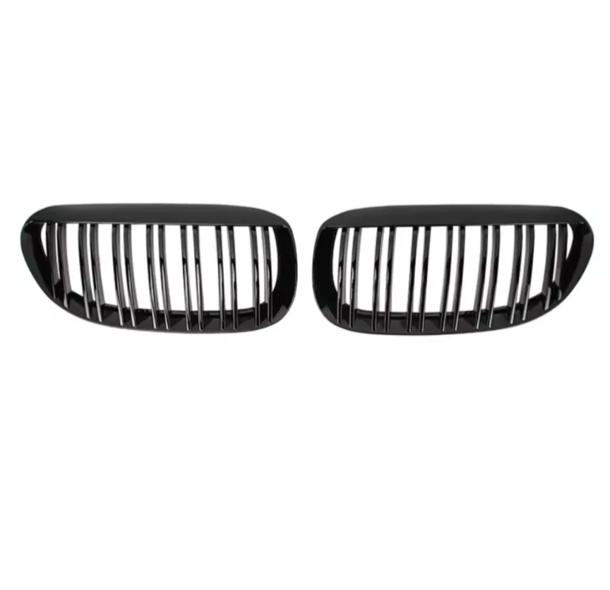 Black Front Grilles for BMW 6 Series E63 E64 (2003 to 2010) BMW Euro Premium Parts
