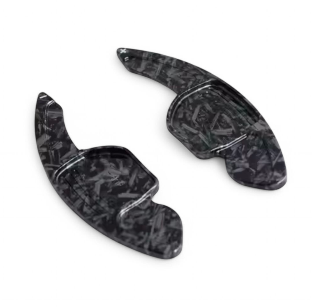 Performance Steering Wheel Paddle Shifters for Audi Q5 I (2008 - 2017) Audi Euro Premium Parts Forged carbon replica