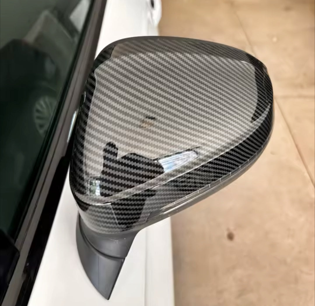 Carbon look mirror caps for Audi A5 B9 (2017 to 2024) Audi Euro Premium Parts