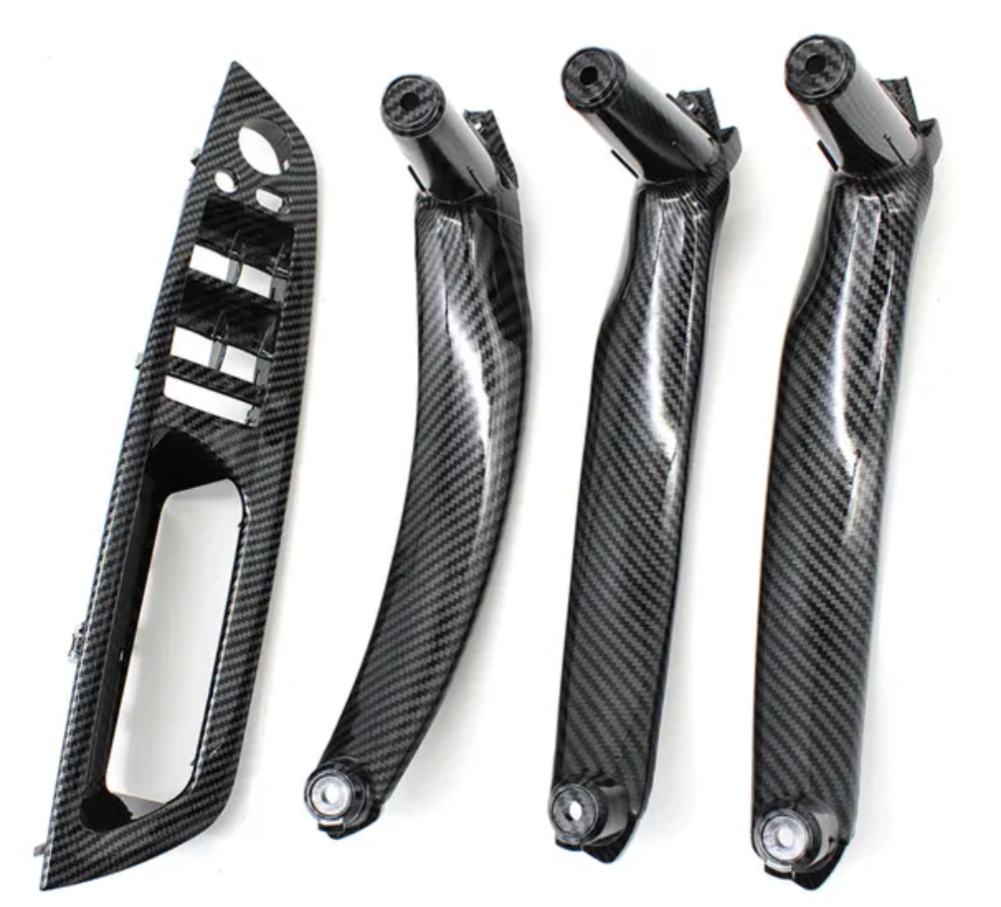 Replacement interior door handles for BMW X6 E71 (2007 - 2013) BMW Euro Premium Parts Passenger door handle Carbon look