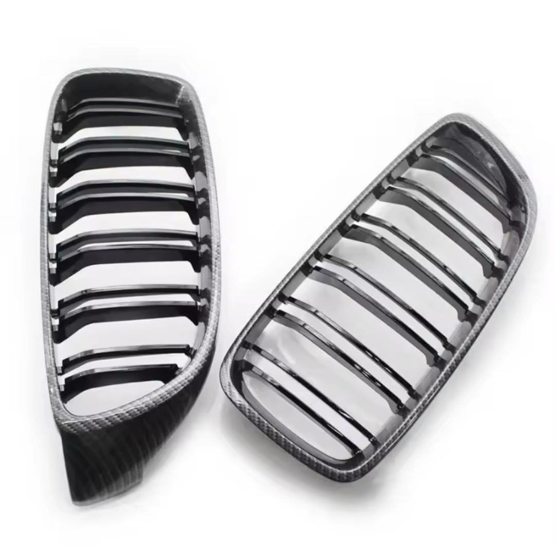 Carbon look kidney grilles for BMW 4 Series F32 (2013 to 2020)