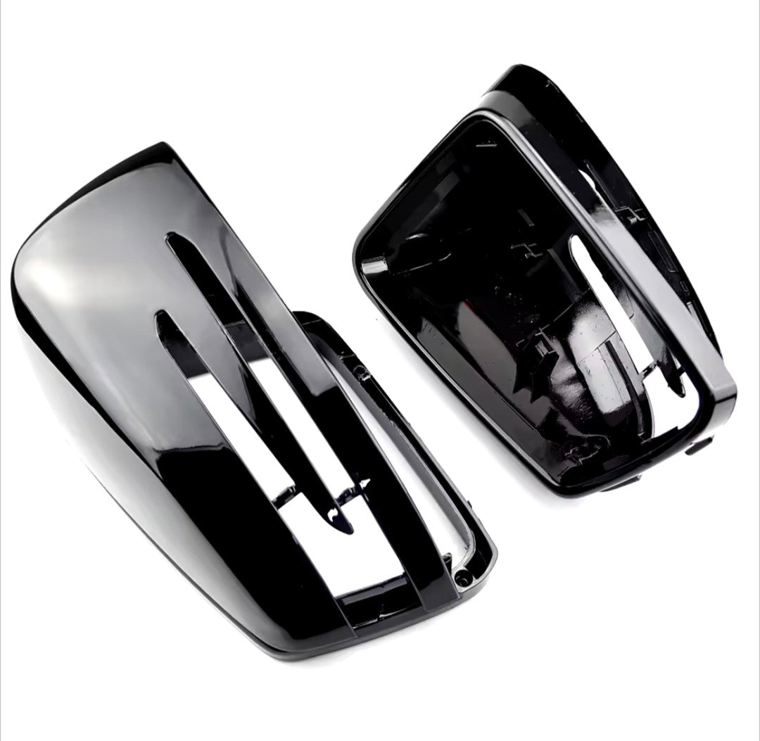 Glossy black mirror caps for Mercedes E-Class W212 (2010 to 2015) Mercedes-Benz Euro Premium Parts