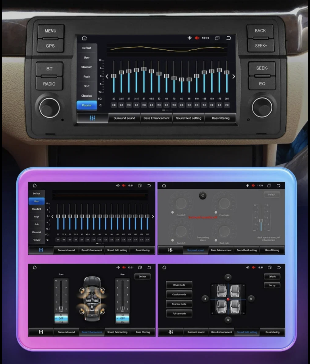 Apple Carplay/Android Auto retrofit kit for BMW 3 Series and M3 E46 (1998 to 2006)