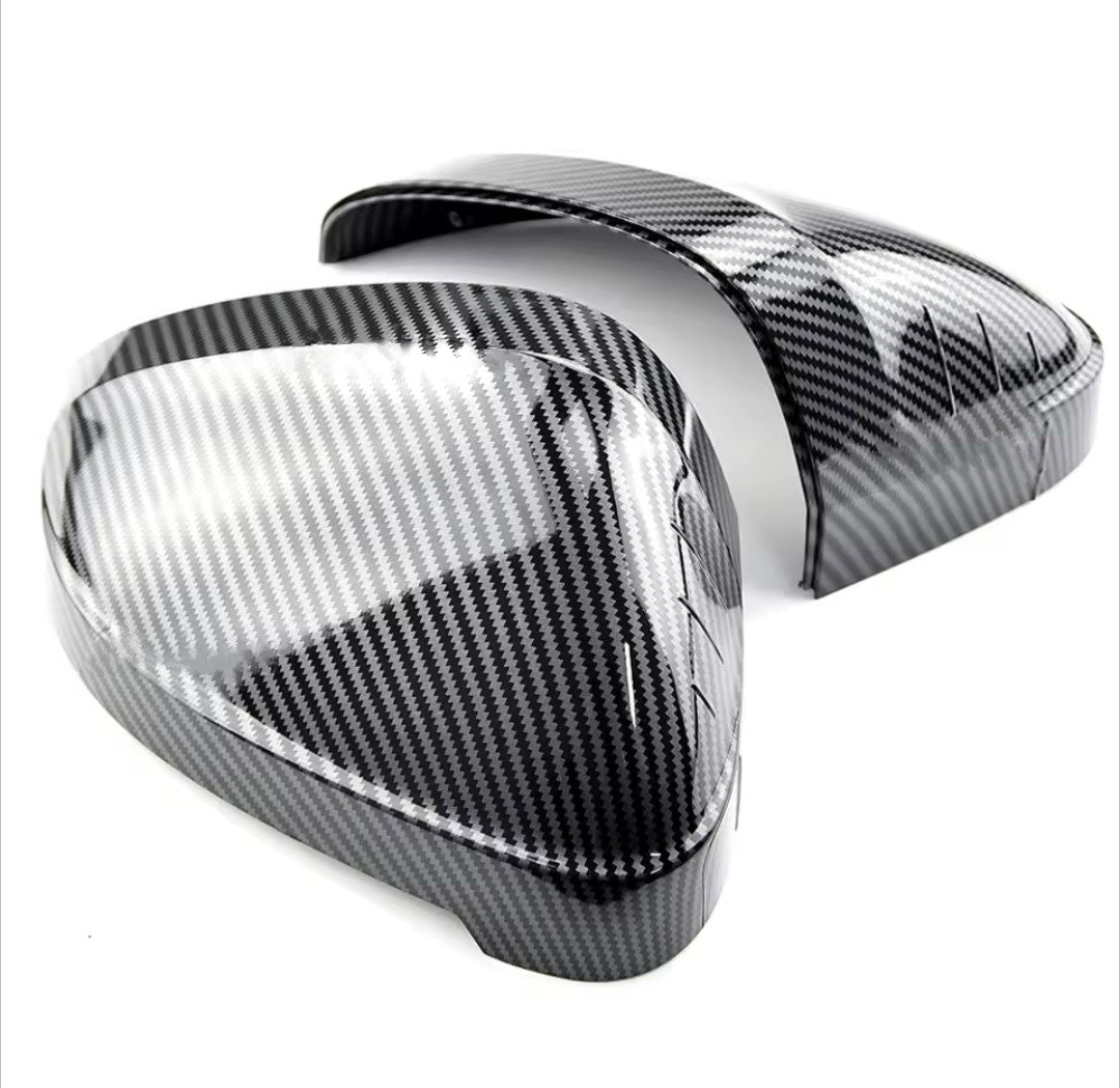 Carbon look mirror caps for Audi A5 B9 (2017 to 2024) Audi Euro Premium Parts Without side assist