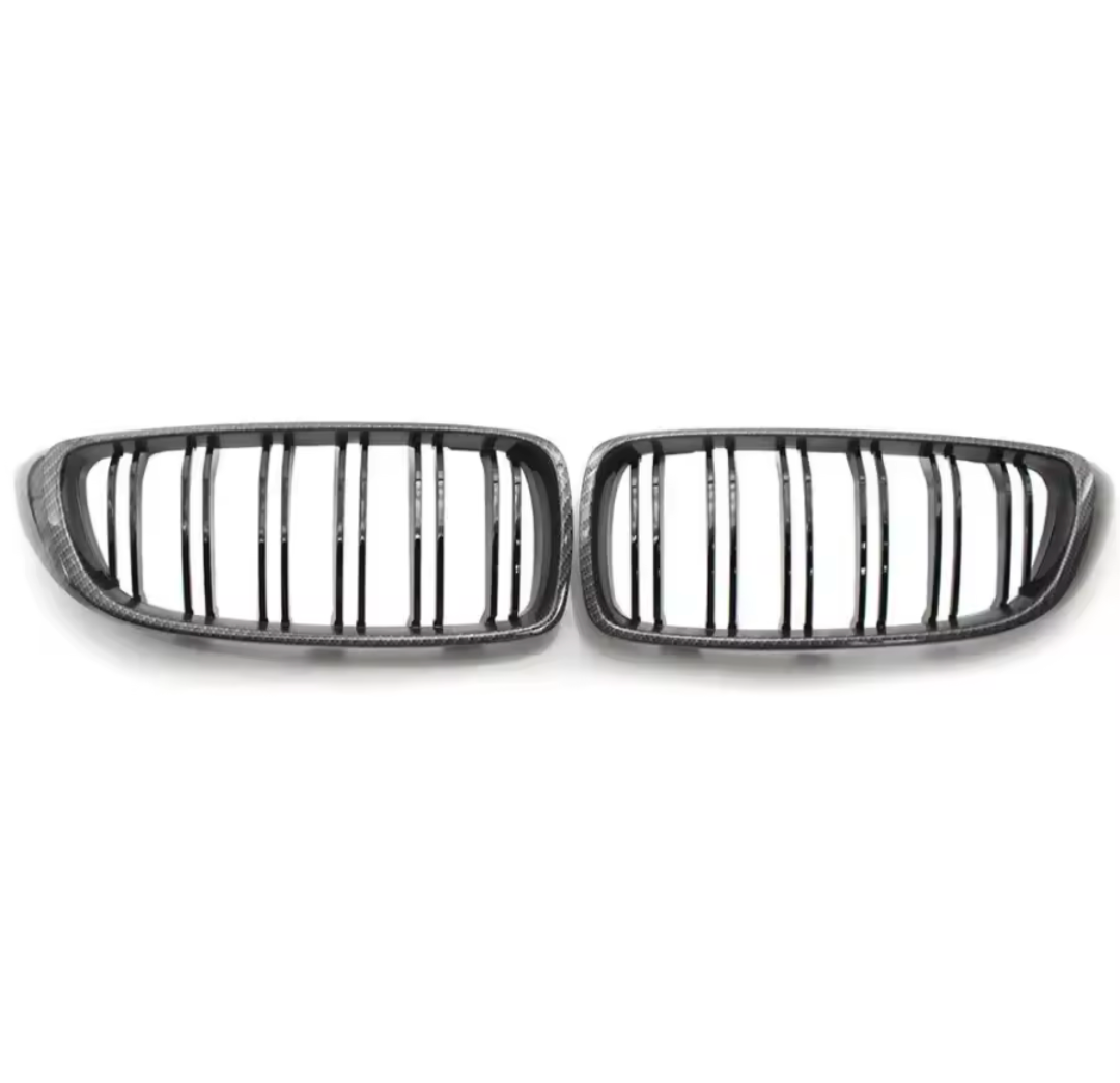 Carbon look kidney grilles for BMW 4 Series F32 (2013 to 2020) BMW Euro Premium Parts