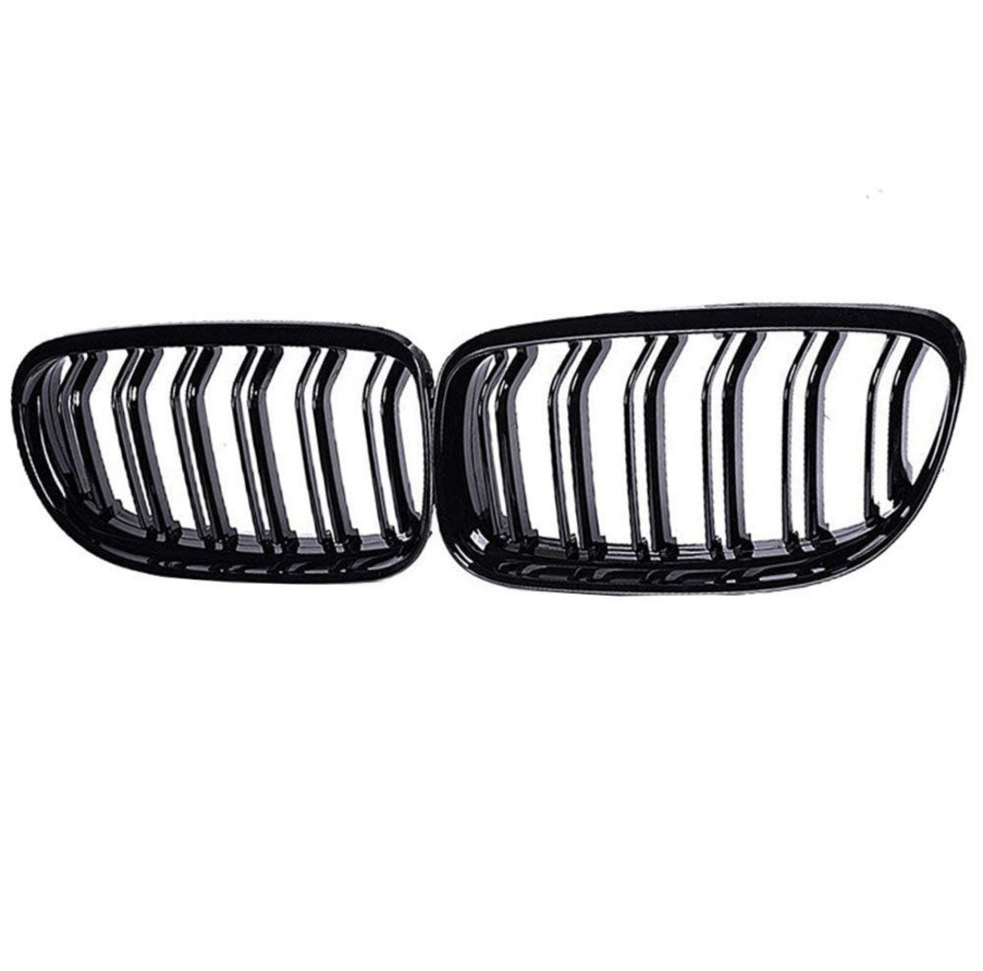 Black Front Kidney Grilles M3-look for BMW 3 Series E90 E91 (2006 to 2012)
