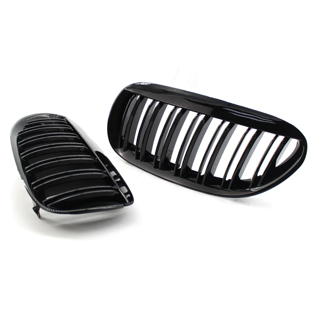 Black Front Grilles for BMW 6 Series E63 E64 (2003 to 2010) BMW Euro Premium Parts