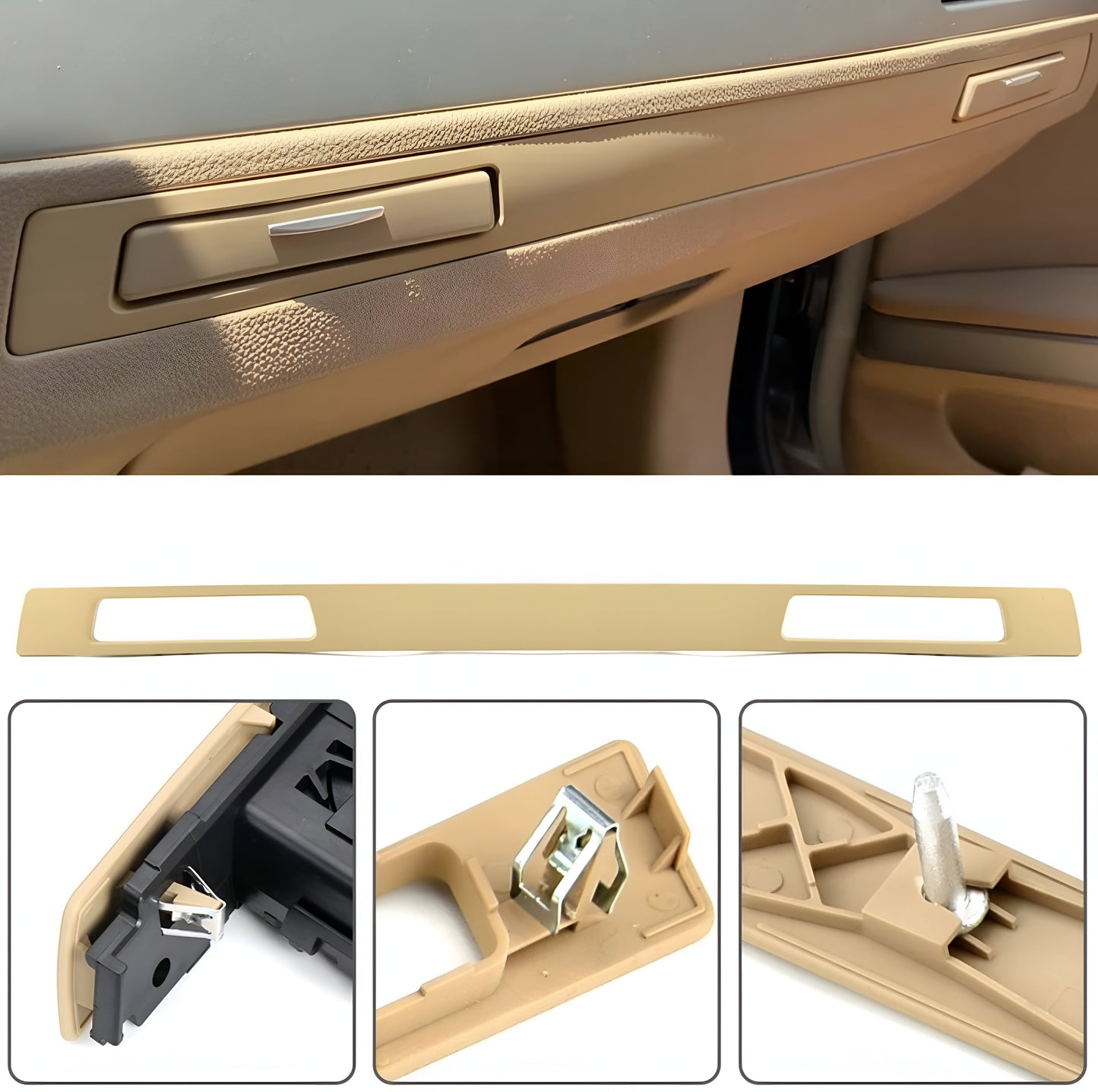 Interior passenger cupholder trim for BMW 3 Series E90 (2005 - 2012)