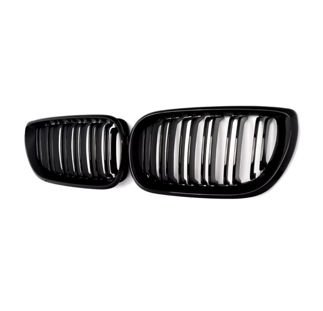 Black Front Kidney Grilles for BMW 3 Series and M3 E46 (1997 to 2005) BMW Euro Premium Parts
