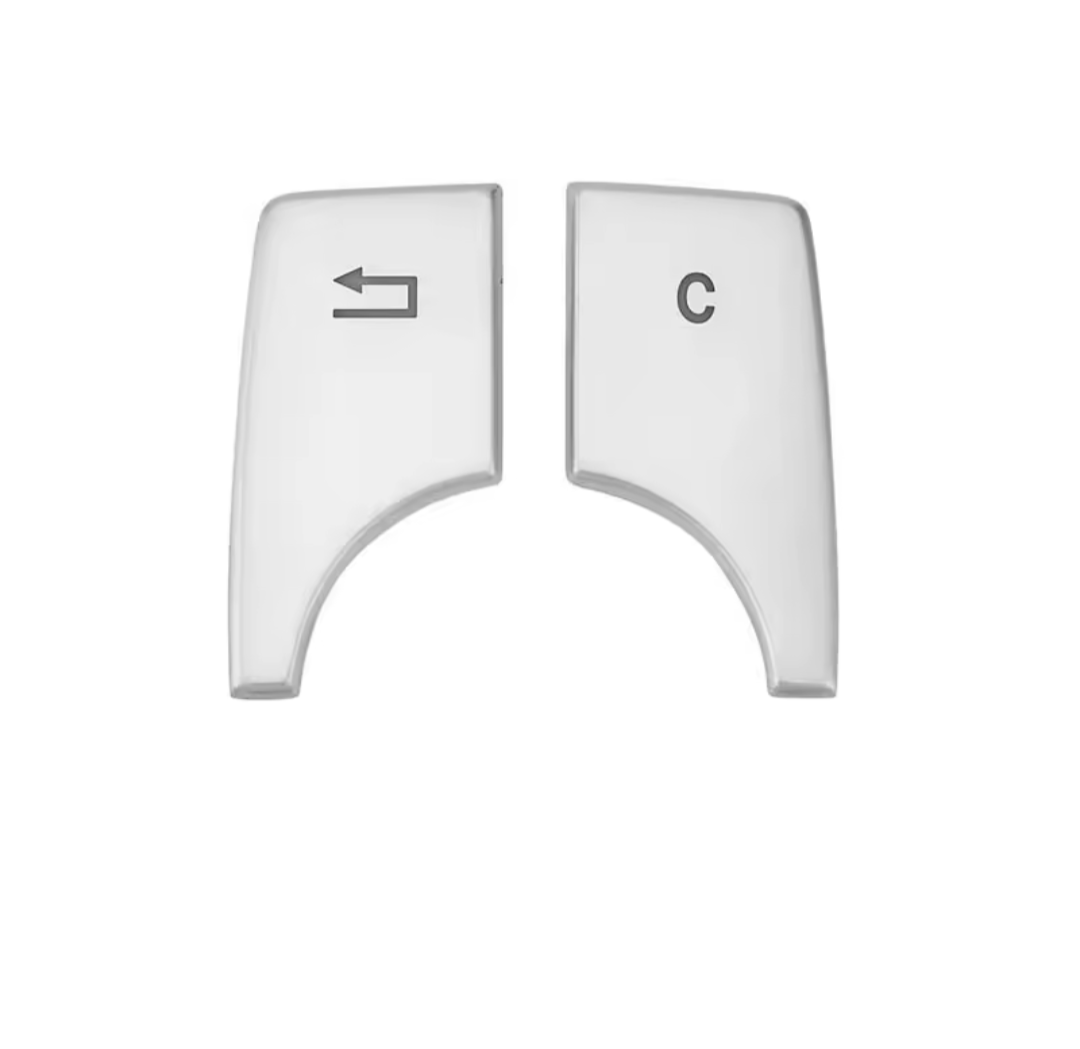 Interior navigation buttons repair kit for Mercedes GLA X156 (2014 to 2020) Euro Premium Parts Silver With "C" button