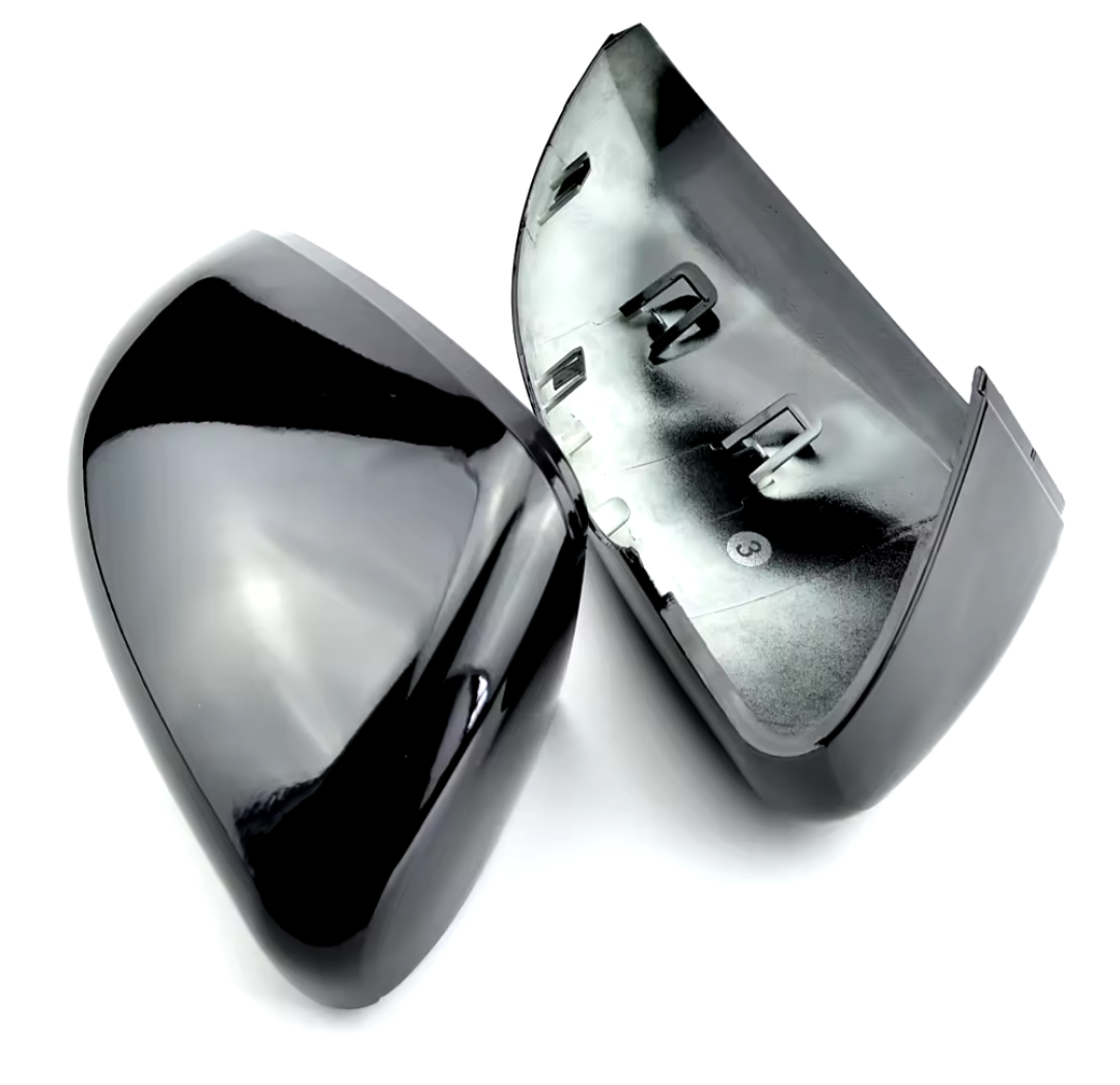 Black Performance Mirror Caps For VW Golf Mk6 (2018-2014) Euro Premium Parts