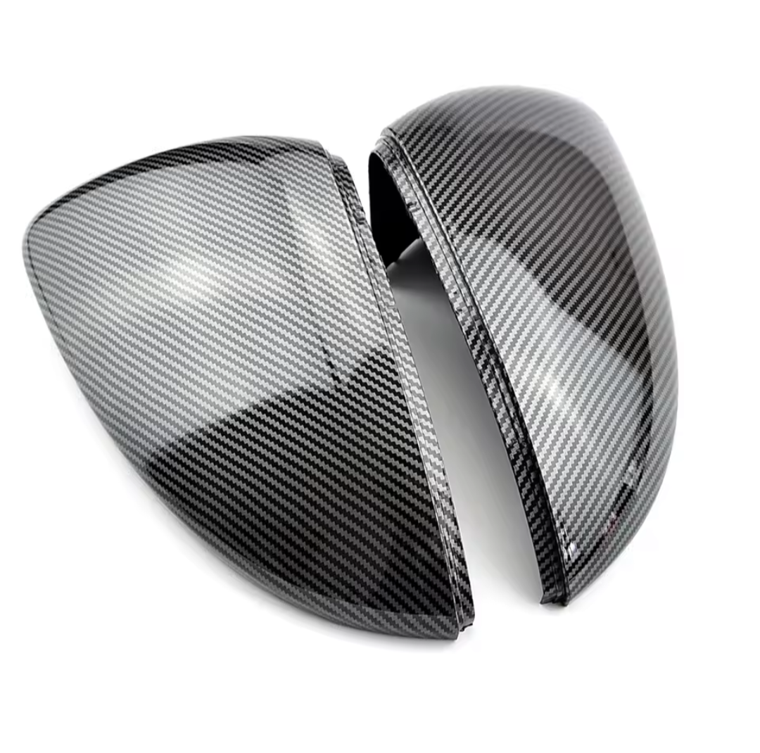 Carbon fiber mirror caps for Volkswagen Golf Mk7 (2012-2020) Euro Premium Parts Carbon Fiber replica