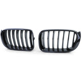 BMW X4 F26 black front grilles M-look (2014 to 2018) BMW Euro Premium Parts Single slat Facelift LCI (2014 to 2017)