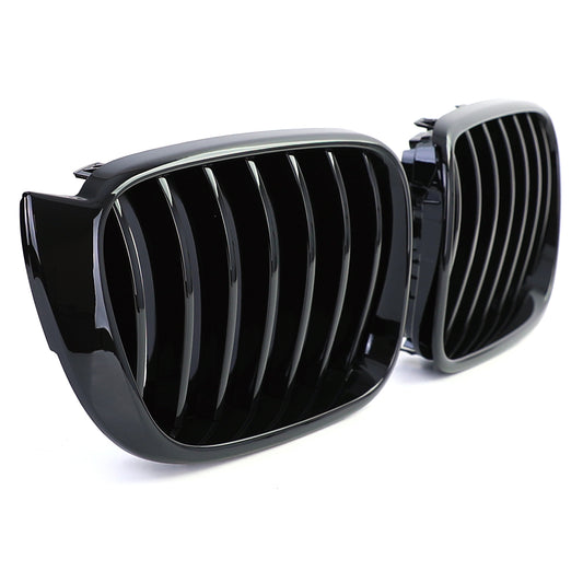 BMW X4 F26 black front grilles M-look (2014 to 2018)