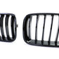 BMW X4 F26 black front grilles M-look (2014 to 2018)