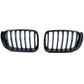 BMW X4 F26 black front grilles M-look (2014 to 2018)