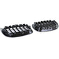 BMW X4 F26 black front grilles M-look (2014 to 2018)