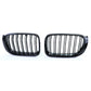 BMW X4 F26 black front grilles M-look (2014 to 2018)