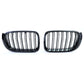 BMW X4 F26 black front grilles M-look (2014 to 2018)
