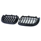 BMW X4 F26 black front grilles M-look (2014 to 2018)