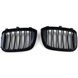 BMW X4 G02 black front grilles set (2018 to 2022) BMW Euro Premium Parts