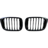 BMW X4 G02 black front grilles set (2018 to 2022) BMW Euro Premium Parts