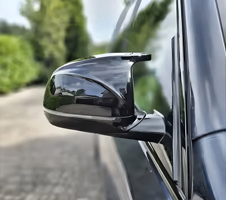 BMW M-look glossy black mirror caps for BMW X7 G07 - 2019 to 2025 BMW Euro Premium Parts