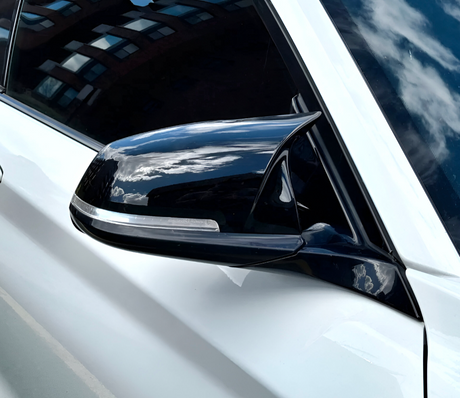 BMW M2 Competition-look glossy black mirrors for BMW 2 Series F22 and M2 F87 (2014 to 2021) BMW Euro Premium Parts
