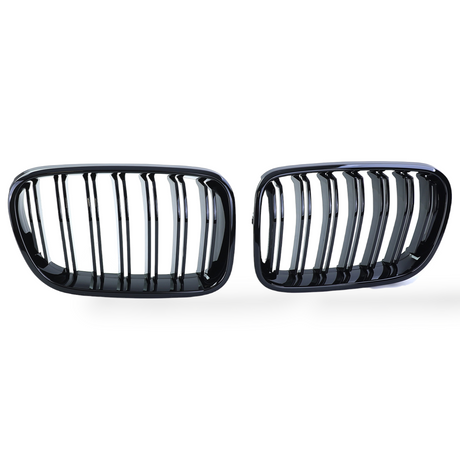 BMW X4 F26 black front grilles M-look (2014 to 2018) BMW Euro Premium Parts Double slat Pre-facelift (2010 to 2013)