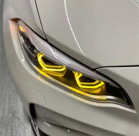 LED Yellow CSL-Style DRL Angel Eyes Modules for BMW 4 Series F32 / M4 F82 (2013–2017) Euro Premium Parts