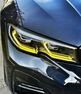 LED Yellow CSL-Style DRL Angel Eyes for BMW 3 Series G20 / M3 G80 (2019–2023)