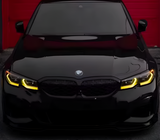 LED Yellow CSL-Style DRL Angel Eyes for BMW 3 Series G20 / M3 G80 (2019–2023)