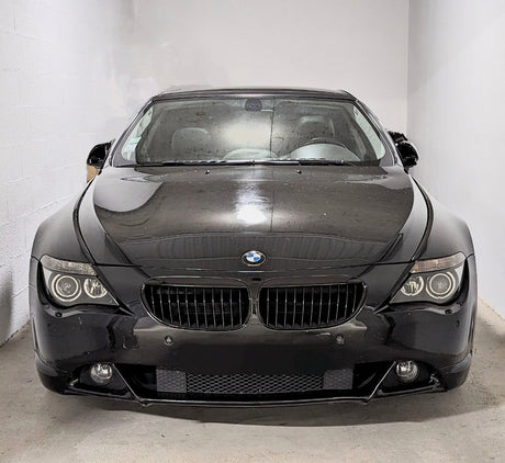 Black Front Grilles for BMW 6 Series E63 E64 (2003 to 2010) BMW Euro Premium Parts Single slat