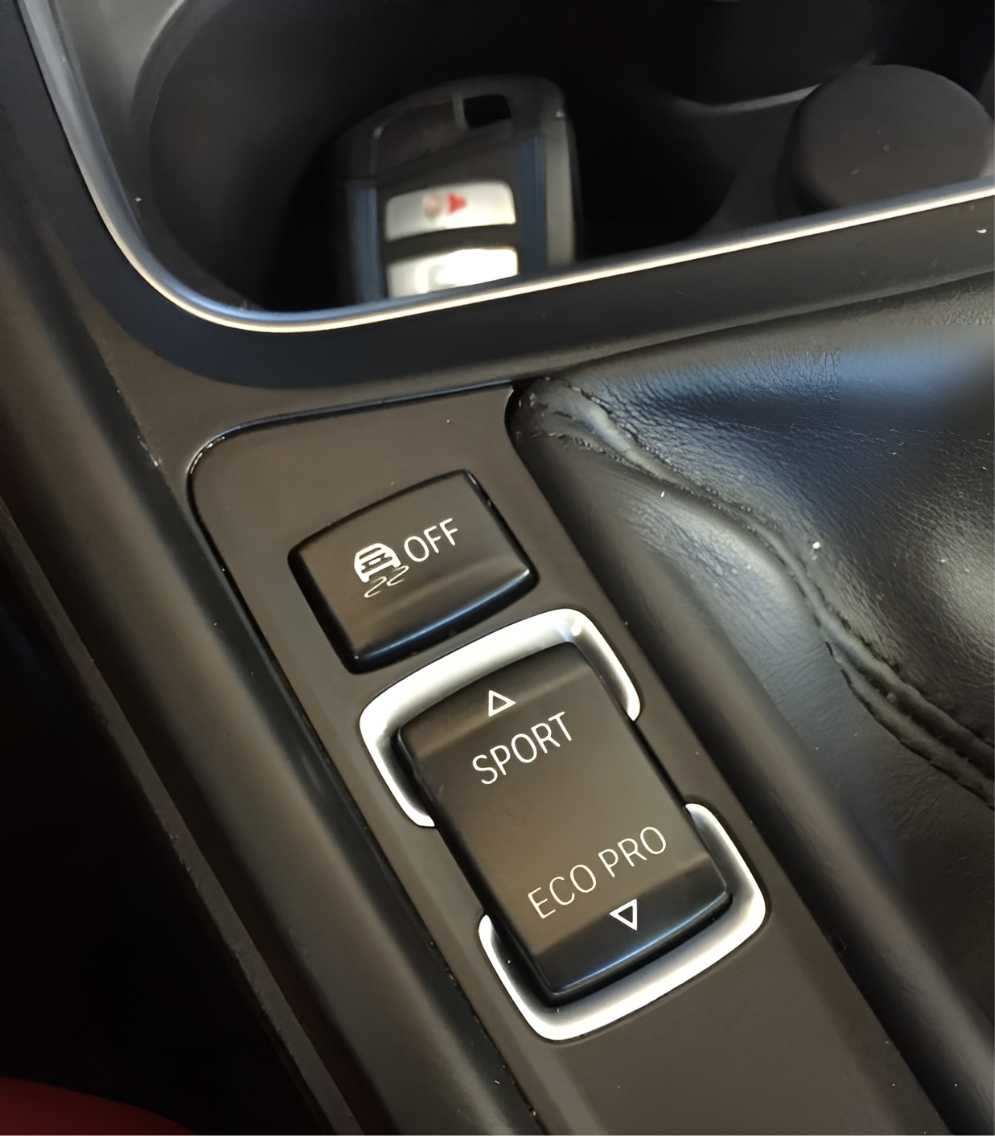 Driving Mode and Parking Sensors Performance Red Blue Black Buttons for BMW 4 Series F32/M4 F82 - 2012 to 2019 Euro Premium Parts