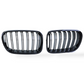 BMW X4 F26 black front grilles M-look (2014 to 2018)