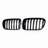 BMW X4 F26 black front grilles M-look (2014 to 2018) BMW Euro Premium Parts Single slat Pre-facelift (2010 to 2013)