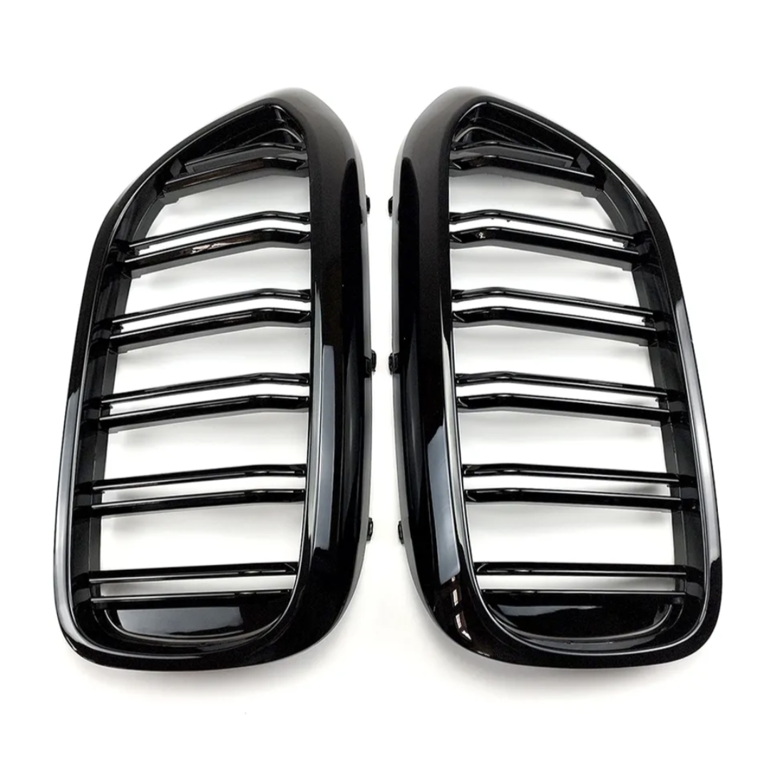 Black Front Kidney Grilles M5 Competition-look for BMW 5 Series G30 (2018 to 2022)