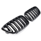 BMW 2 Series F22 black front kidney grilles (2014 to 2022)
